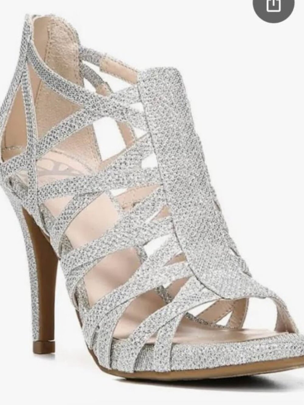Fergalicious Women's Heels - Silver - 8.5 size
